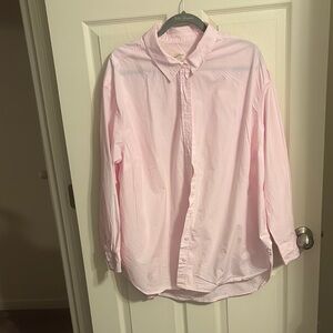 Universal Thread Pink Casual Button Down Shirt PLUS SIZE